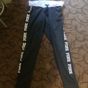 Pink Victoria secret yoga pants